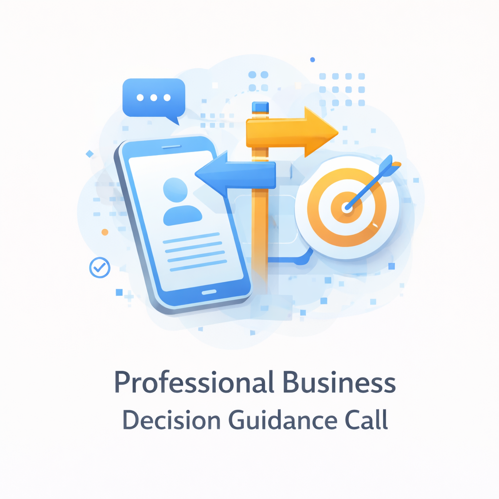 Professional Business Decision Guidance Call